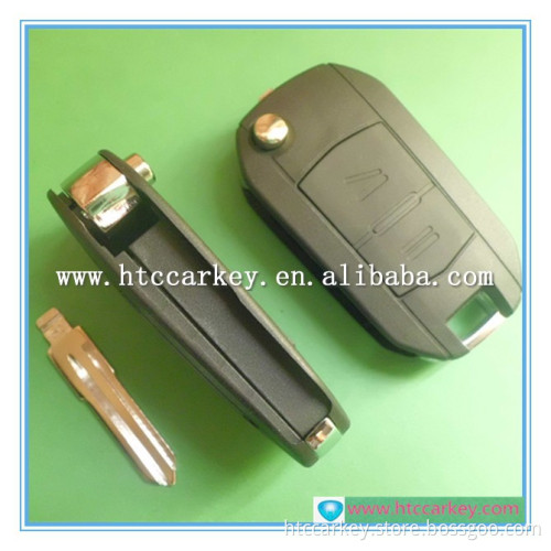 Best quality car key cover for Opel 2 Button Refitting Flip Remote Shell locksmith tools